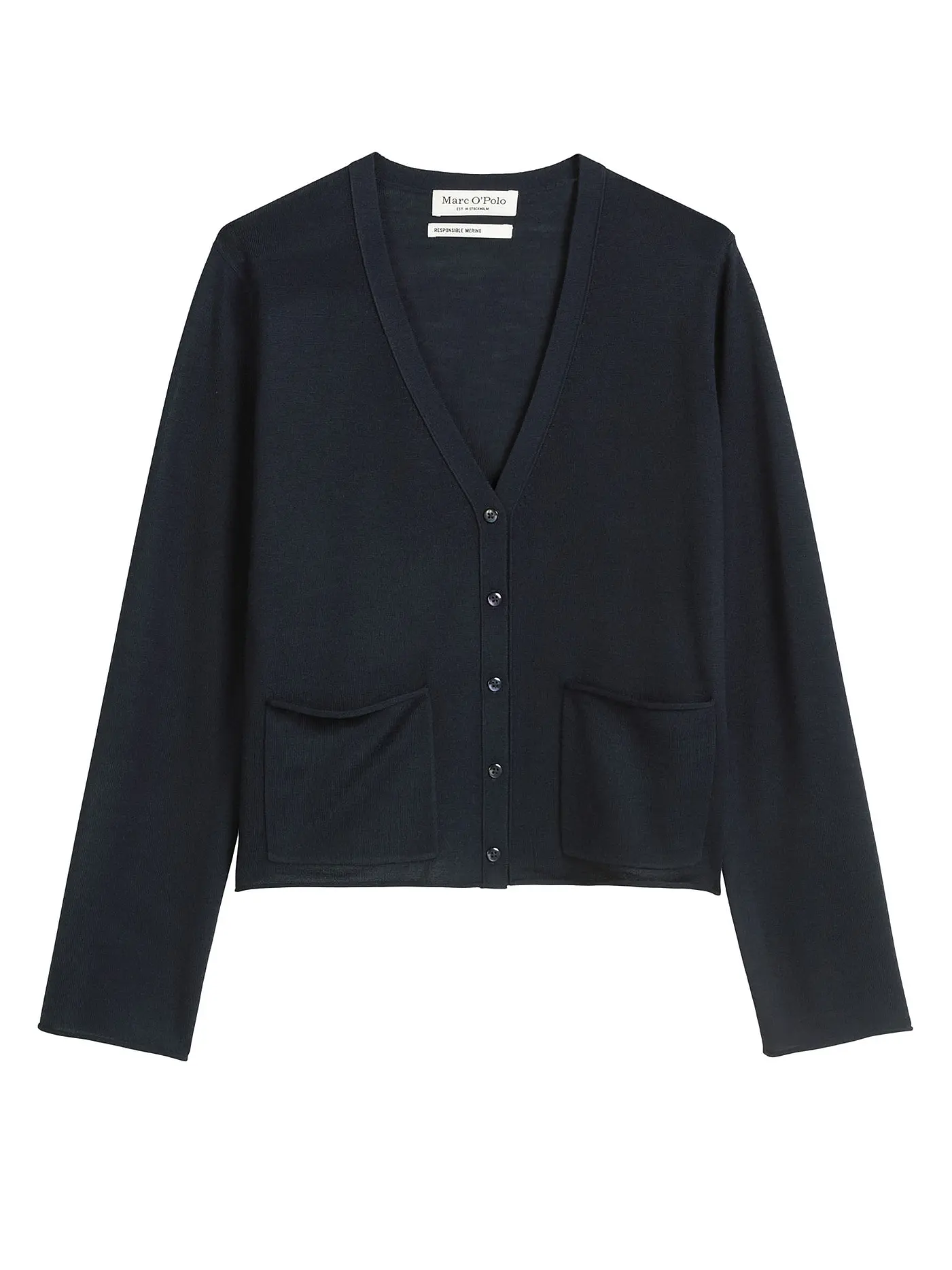 MARC O'POLO | Strickjacke | dunkelblau